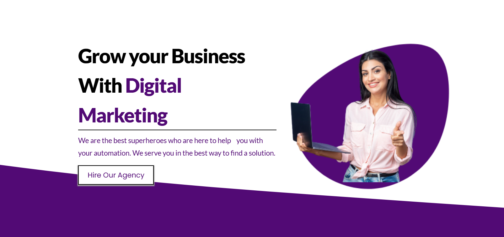 digital marketing website model